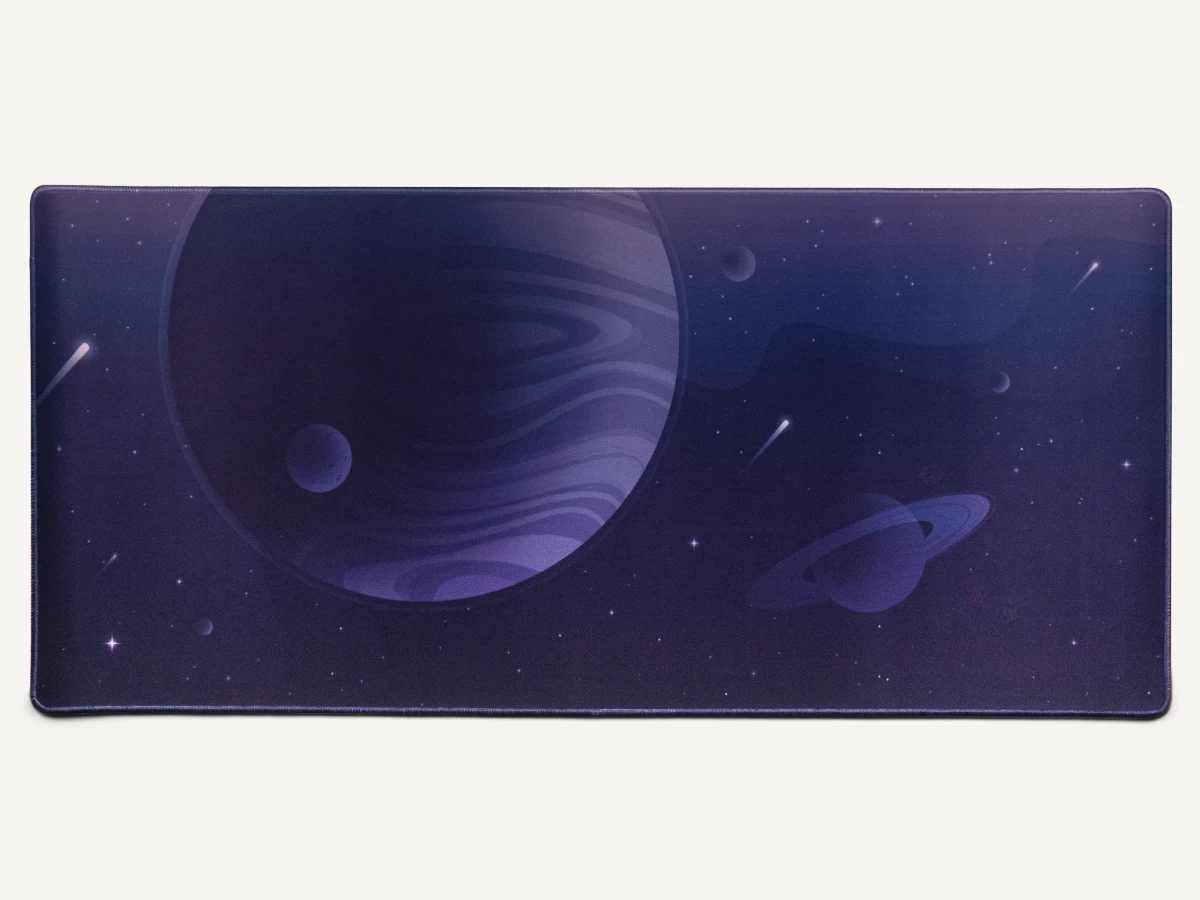 Starcloud Veil Desk Mat product photo.