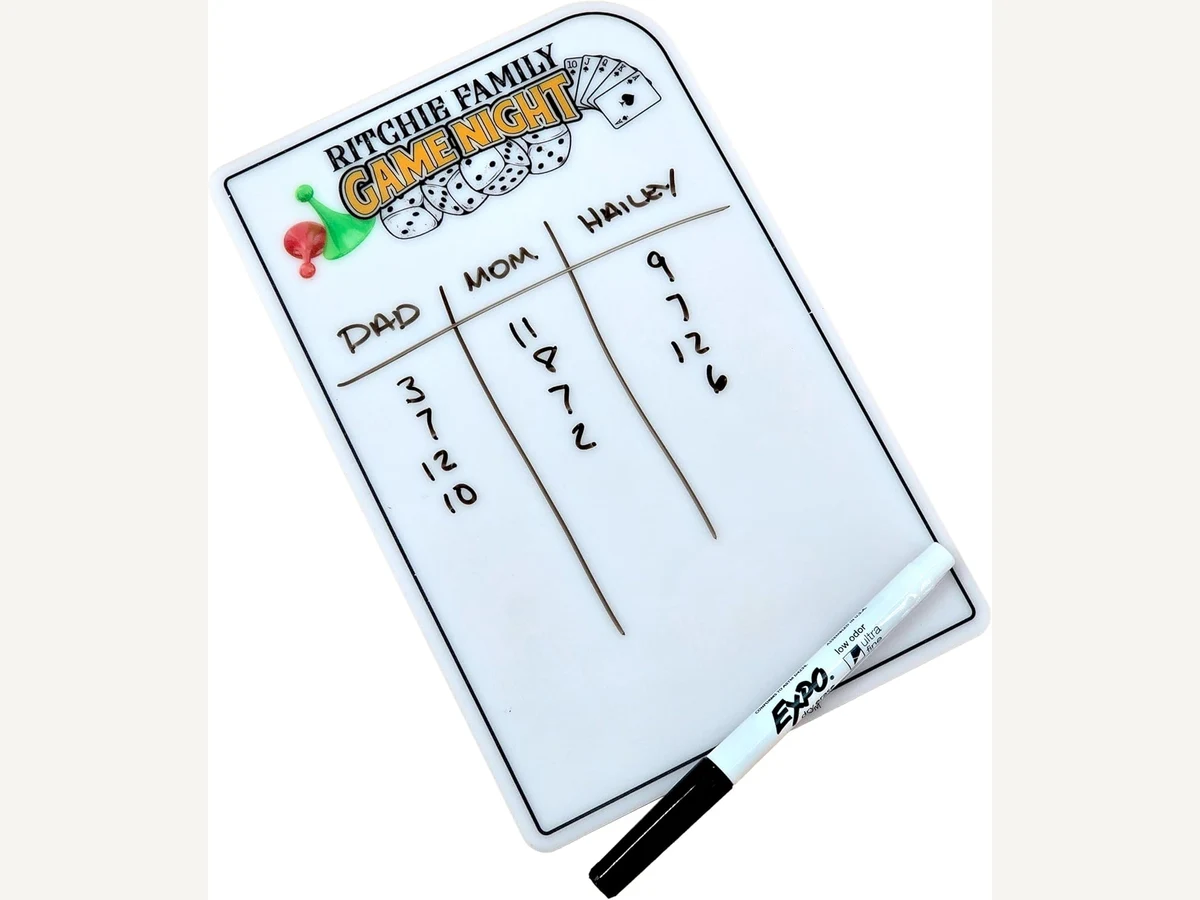 Wipe-Clean Score Panel product photo.